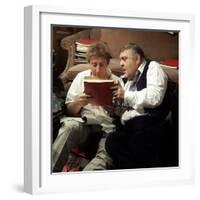 The Producers, Gene Wilder, Zero Mostel, 1968-null-Framed Photo