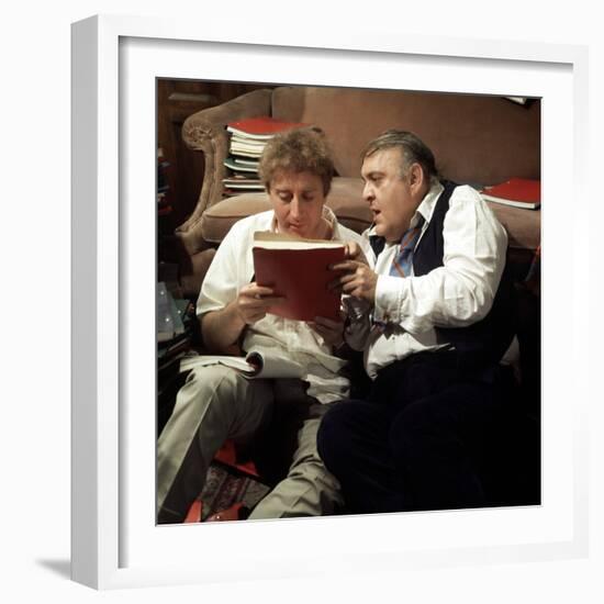 The Producers, Gene Wilder, Zero Mostel, 1968-null-Framed Photo