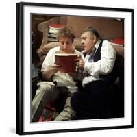 The Producers, Gene Wilder, Zero Mostel, 1968-null-Framed Photo