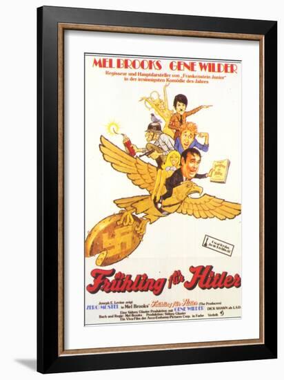 The Producers, German Movie Poster, 1968-null-Framed Art Print