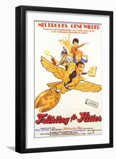 The Producers, German Movie Poster, 1968-null-Framed Art Print