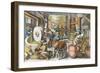 The Production of Olive Oil, Plate 13 from Nova Reperta-Jan van der Straet-Framed Giclee Print