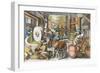 The Production of Olive Oil, Plate 13 from Nova Reperta-Jan van der Straet-Framed Giclee Print