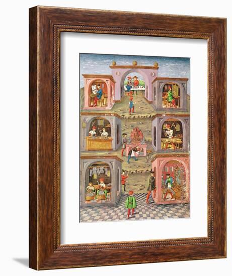 The Professions, from 'De Sphaera'-Cristoforo de Predis-Framed Giclee Print