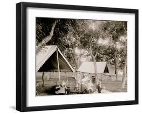 The Professor and His Pupils, Manhansett I.E. Manhasset, Shelter Island, N.Y.-null-Framed Photo