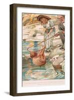 The Professor Groped with His Net and Caught Poor Little Tom-Arthur A. Dixon-Framed Giclee Print