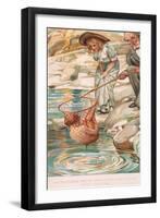 The Professor Groped with His Net and Caught Poor Little Tom-Arthur A. Dixon-Framed Giclee Print
