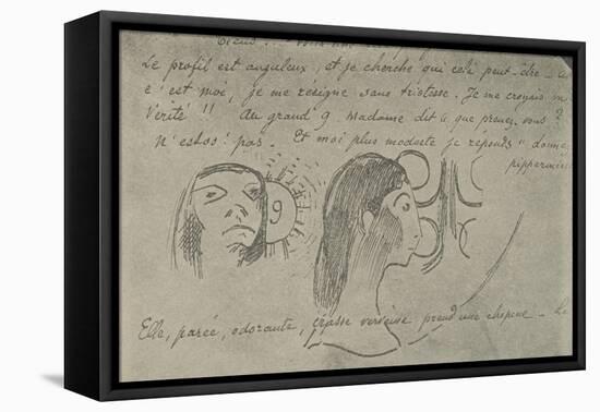 'The Profile is Angular', 1936-Paul Gauguin-Framed Stretched Canvas