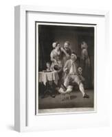 The Profligate Punished by Neglect and Contempt, Print Made by Valentine Green, 1775-Edward Penny-Framed Giclee Print