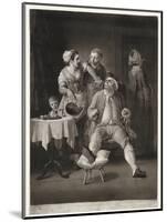 The Profligate Punished by Neglect and Contempt, Print Made by Valentine Green, 1775-Edward Penny-Mounted Giclee Print