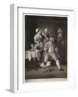 The Profligate Punished by Neglect and Contempt, Print Made by Valentine Green, 1775-Edward Penny-Framed Giclee Print