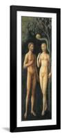 The Progenitors in Eden and the Temptation (Adam and Eve)-null-Framed Giclee Print