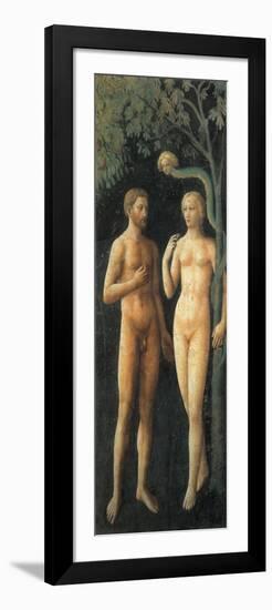 The Progenitors in Eden and the Temptation (Adam and Eve)-null-Framed Giclee Print