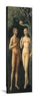 The Progenitors in Eden and the Temptation (Adam and Eve)-null-Stretched Canvas