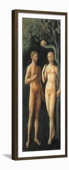 The Progenitors in Eden and the Temptation (Adam and Eve)-null-Framed Premium Giclee Print