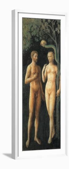 The Progenitors in Eden and the Temptation (Adam and Eve)-null-Framed Premium Giclee Print