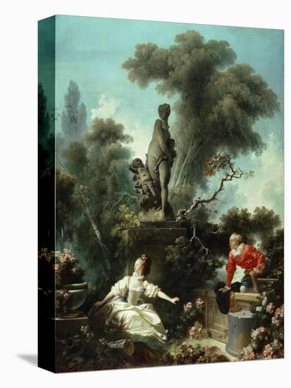 The Progress of Love: The Meeting, 1771-72-Jean-Honore Fragonard-Stretched Canvas