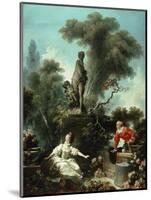 The Progress of Love: The Meeting, 1771-72-Jean-Honore Fragonard-Mounted Giclee Print