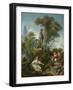 The Progress of Love: the Meeting, Ca 1773-Jean-Honoré Fragonard-Framed Giclee Print