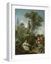 The Progress of Love: the Meeting, Ca 1773-Jean-Honoré Fragonard-Framed Giclee Print