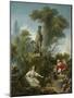 The Progress of Love: the Meeting, Ca 1773-Jean-Honoré Fragonard-Mounted Giclee Print