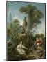 The Progress of Love: the Meeting, Ca 1773-Jean-Honoré Fragonard-Mounted Giclee Print