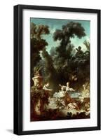 The Progress of Love: The Pursuit, 1771-72-Jean-Honore Fragonard-Framed Giclee Print