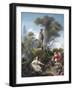 The Progress of Love: the Rendezvous-Jean-Honoré Fragonard-Framed Giclee Print