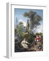 The Progress of Love: the Rendezvous-Jean-Honoré Fragonard-Framed Giclee Print