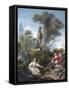 The Progress of Love: the Rendezvous-Jean-Honoré Fragonard-Framed Stretched Canvas