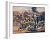 The Progress of Steam - a View in White Chapel Road, 1905-Henry Thomas Alken-Framed Giclee Print