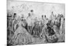 The Promenade, 19th Century-Constantin Guys-Mounted Giclee Print