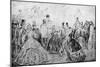 The Promenade, 19th Century-Constantin Guys-Mounted Giclee Print