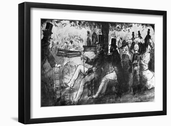 The Promenade, 19th Century-Constantin Guys-Framed Giclee Print