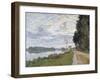 The Promenade at Argenteuil. La Promenade d'Argenteuil-Claude Monet-Framed Giclee Print