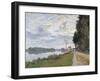 The Promenade at Argenteuil. La Promenade d'Argenteuil-Claude Monet-Framed Giclee Print