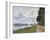 The Promenade at Argenteuil. La Promenade d'Argenteuil-Claude Monet-Framed Giclee Print