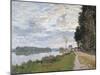 The Promenade at Argenteuil. La Promenade d'Argenteuil-Claude Monet-Mounted Giclee Print