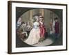 The Promenade at Carlisle House, 1781-John Raphael Smith-Framed Giclee Print