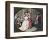 The Promenade at Carlisle House, 1781-John Raphael Smith-Framed Giclee Print