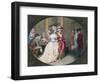 The Promenade at Carlisle House, 1781-John Raphael Smith-Framed Giclee Print