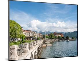 The Promenade, Baveno, Lake Maggiore, Italian Lakes, Piedmont, Italy, Europe-Jean Brooks-Mounted Photographic Print