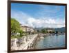 The Promenade, Baveno, Lake Maggiore, Italian Lakes, Piedmont, Italy, Europe-Jean Brooks-Framed Photographic Print