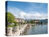 The Promenade, Baveno, Lake Maggiore, Italian Lakes, Piedmont, Italy, Europe-Jean Brooks-Stretched Canvas