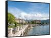 The Promenade, Baveno, Lake Maggiore, Italian Lakes, Piedmont, Italy, Europe-Jean Brooks-Framed Stretched Canvas