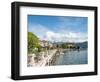 The Promenade, Baveno, Lake Maggiore, Italian Lakes, Piedmont, Italy, Europe-Jean Brooks-Framed Photographic Print