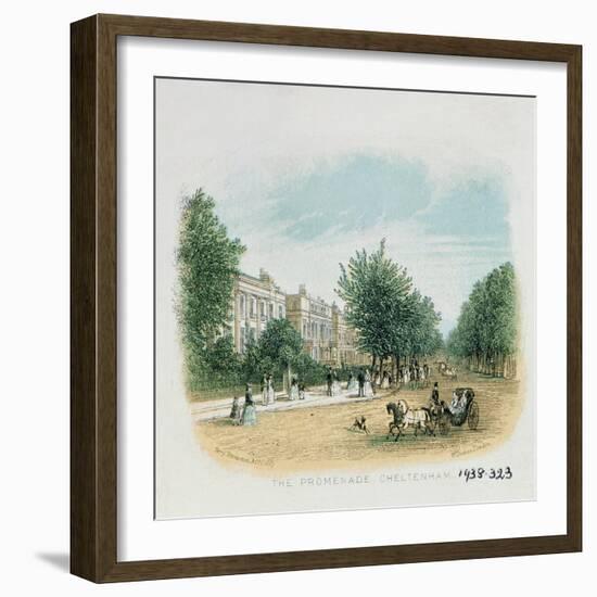 The Promenade, Cheltenham-William Dickes-Framed Giclee Print