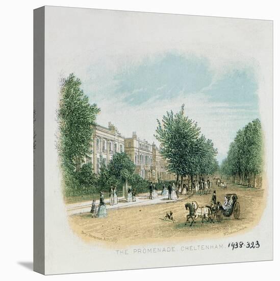 The Promenade, Cheltenham-William Dickes-Stretched Canvas