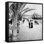 The Promenade Des Anglais, Nice, France, Late 19th Century-null-Framed Stretched Canvas