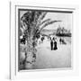 The Promenade Des Anglais, Nice, France, Late 19th Century-null-Framed Giclee Print